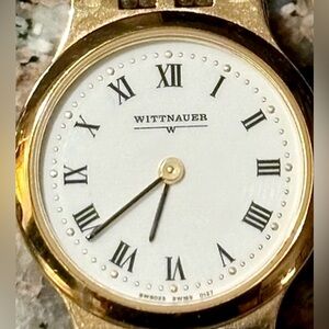 Vintage Wittnauer Longines Gold 2-tone Swiss Wristwatch